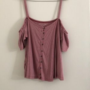 Off the shoulder tank